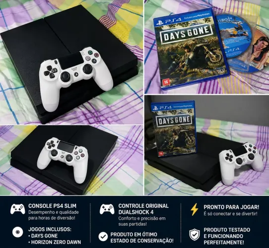 PS4 MUITO BEM CONSERVADO - PRONTO PARA JOGAR! ?