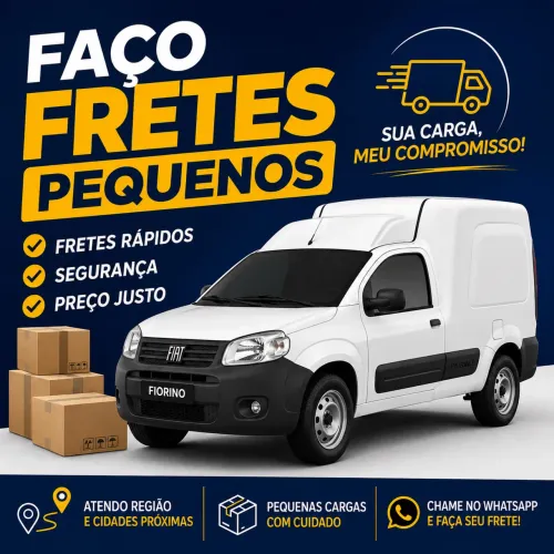 Frete pequenos em Joinville e região