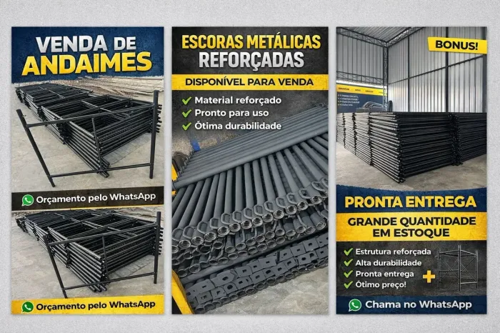 Andaimes e escoras