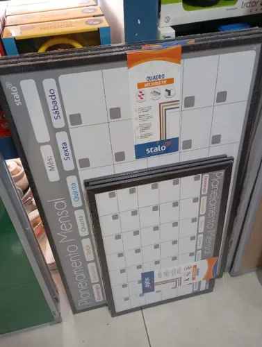 Temos quadros de Planejamento Mensal Original da Stalo na Promoção!