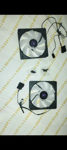 Par de Ventoinhas ARGB 120mm Mancer reversas (Do CV450)