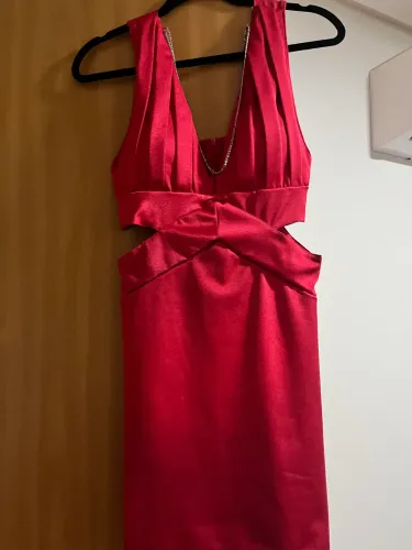 Vestido vermelho social