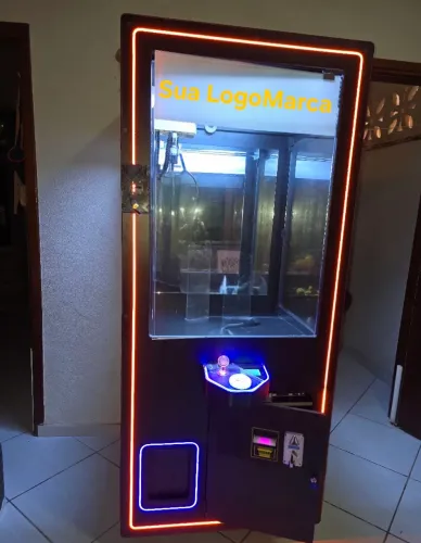 Máquina de Pegar Pelúcia com sistema de Pix e Cartão