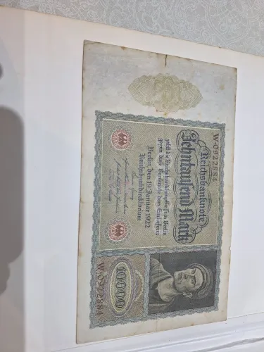 Nota rara de l0000 marcos Alemã.