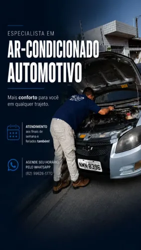 Serviços de ar condicionado automotivo