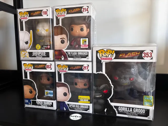 Funko Pop The Flash Série Lote Exclusivo Raro