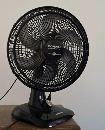 Ventilador de Mesa Mondial Super Power 40cm 6 Pás - Excelente Estado