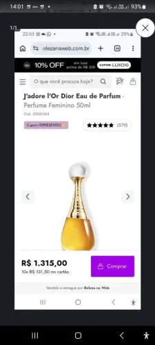 Perfume dior
