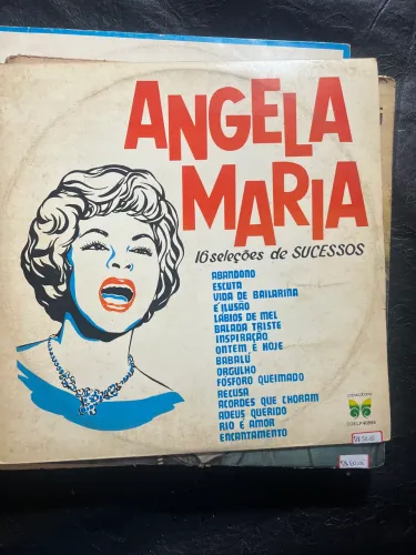 Disco Vinil Ângela Maria 16 seleções de sucesso