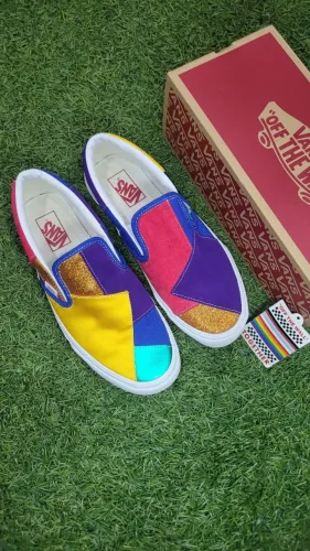 Tênis Vans Classic Slip-On Pride Patchwork 40 Usado Original