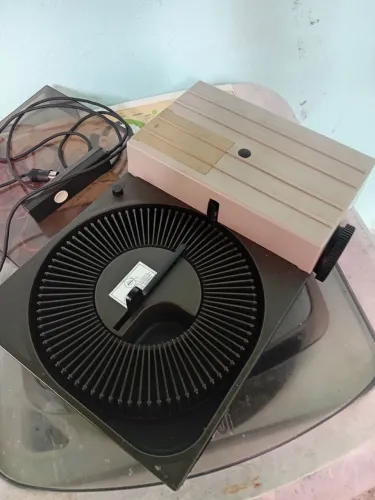 Slaide de fotos antigo
