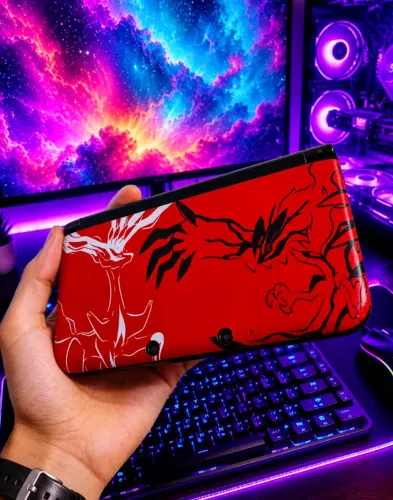 Nintendo 3DS XL 32GB/64GB com muitos jogos como Pokémon, Mario e Zelda