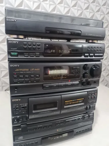 Central Toca Disco Vinil Sony LBT-A495