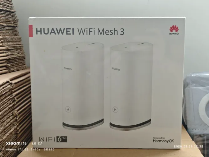 Kit Roteador Mesh 3 Huawei Wifi 6 Plus