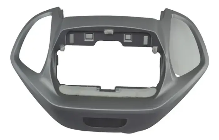 Moldura Rádio Painel Central Ford Ka 2012 Original Prateado
