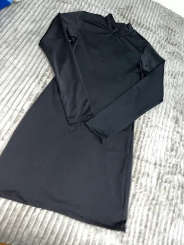 Vestido preto manga longa tamanho único