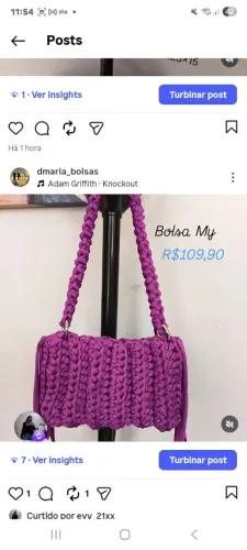 Bolsas croche