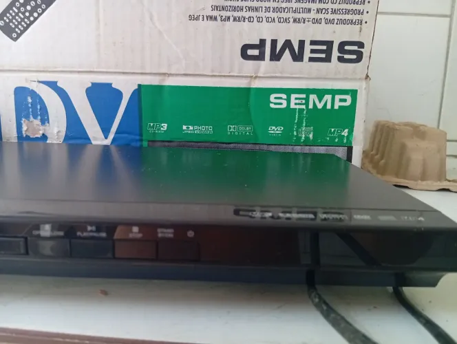 Dvd player novo na caixa 