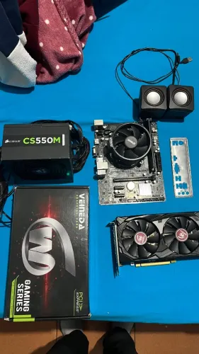 Pc gamer kit placa mãe, processador, placa de vídeo e memória ram