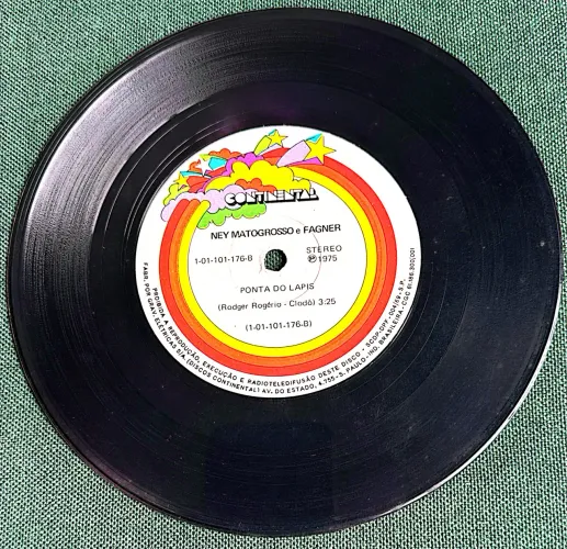 Compacto Vinil Ney Matogrosso E Fagner - 1975 (Capa Ótima)