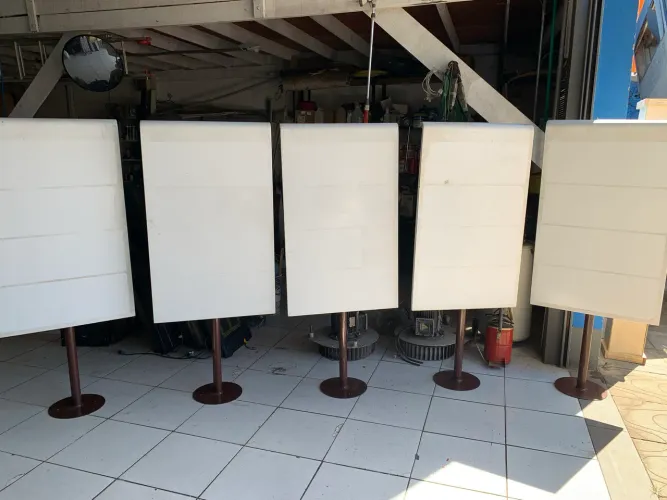 Painel de Preço Piso Posto de Combustível