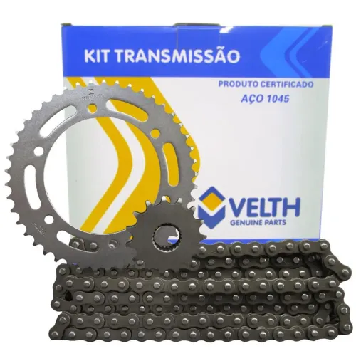 Kit relação transmissão Bros 125/150/160 XRE 190