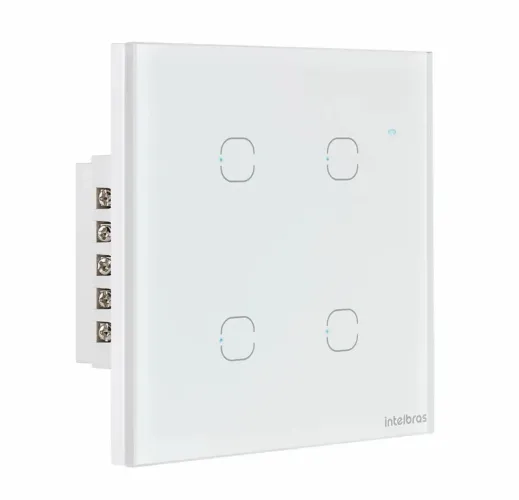 Interruptor Inteligente Wi-Fi Touch 4 Teclas Intelbras EWS 1004