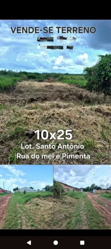 Vendo este terreno no loteamento Santo Antônio (antiga fazenda do alemão )