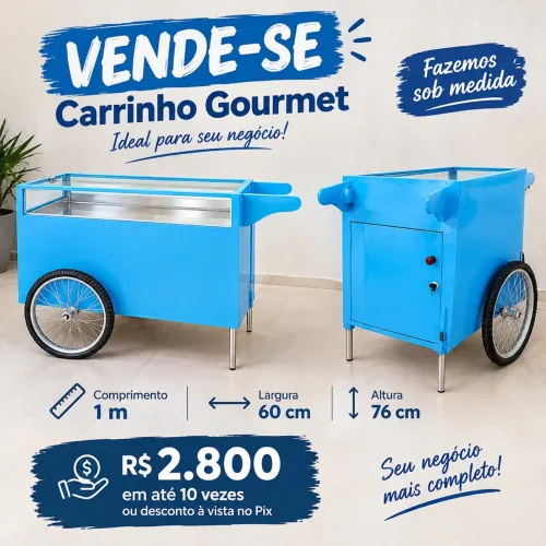 Carrinho de vendas/ gourmet