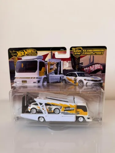 Hot Wheels Premium Team Transport '24 Honda Civic Type R e Kousoku Hauler Camion Transport