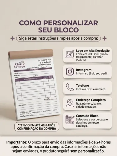 Bloco de pedidos