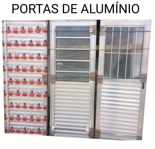 Portas e Janelas de Alumínio - Diversos Modelos e Tamanhos