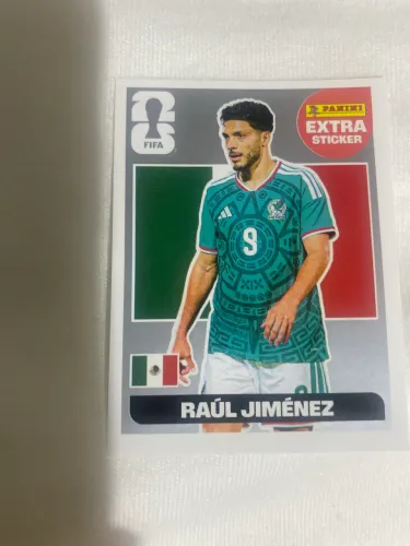 Figurinha Extra Sticker Raúl Jiménez