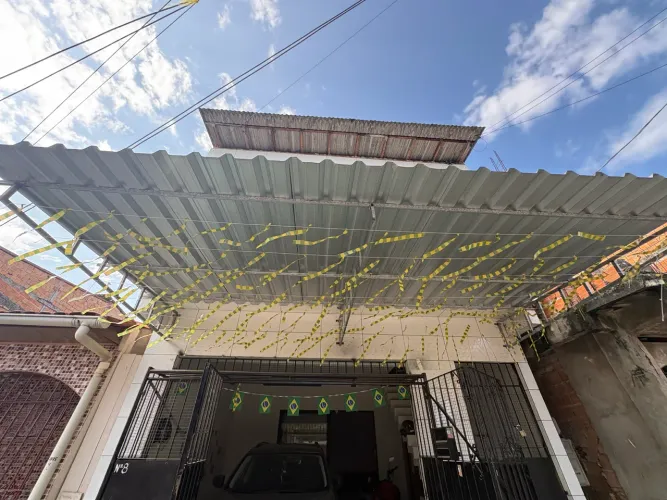 Cobertura Metálica Galvanizada 5 x 2,5 m | Puxadinho