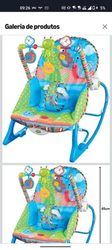 Maxi Baby Cadeira de Descanso Musical FunTime até 18kgs Azul