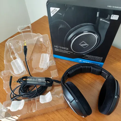 Fone de ouvido sennheiser hd 598 edição especial (estado de novo) 10x sem juros
