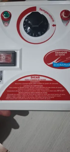 Comando gerador de vapor analógico novo