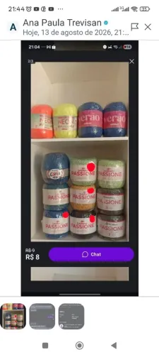Linha crochê