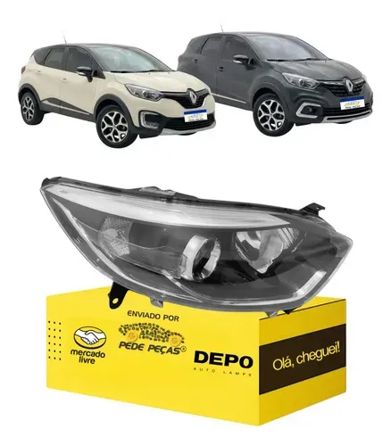 Farol Sinaleira Renault Captur 2017 18 19 20 21 22 2023 L.d Direito/passageiro