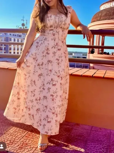 Vestido Cuplover Violette Floral Arabesque
