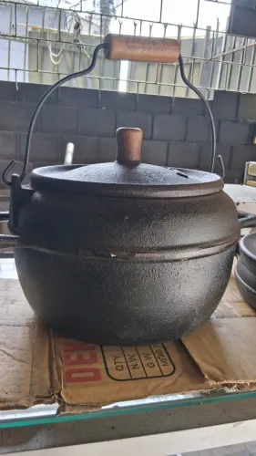 PANELA CALDEIRÃO DE FERRO FUNDIDO DE MINAS