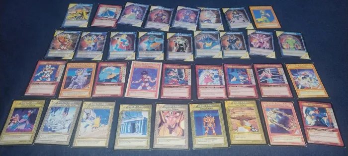 Lote 35 Mini Cards Cavaleiros do zodíaco ( em inglês)