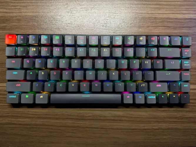 Teclado mecânico Keychron k3 v2 sem fio + switches extras