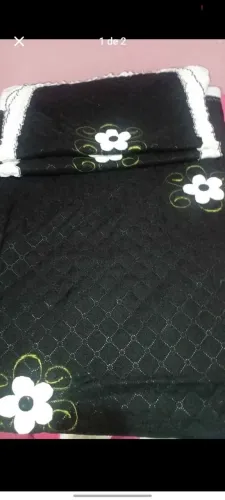 Kit de colcha e capa de travesseiro para cama de casal