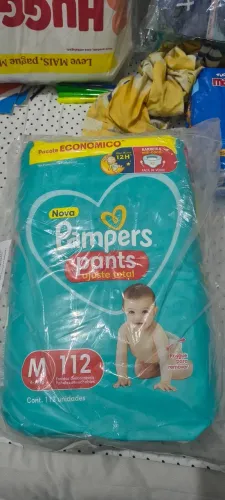 Fralda Pampers Pants Ajuste Total Tamanho M 112 Unidades
