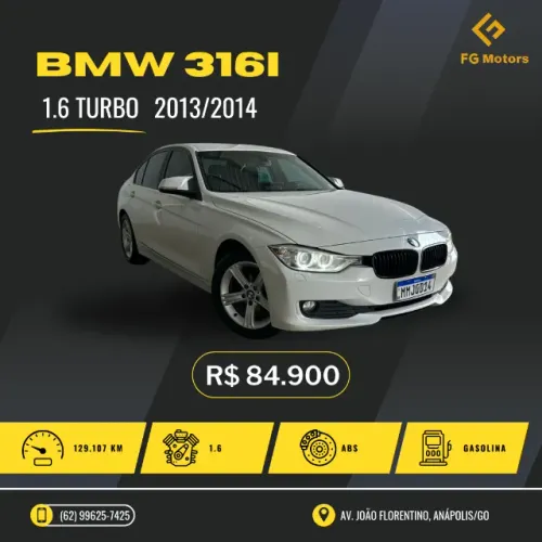 BMW 316I 1.6 TB 16V 136cv 4P 2014