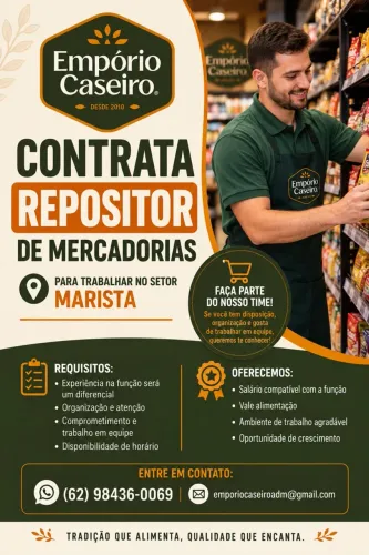 REPOSITOR DE MERCADORIAS