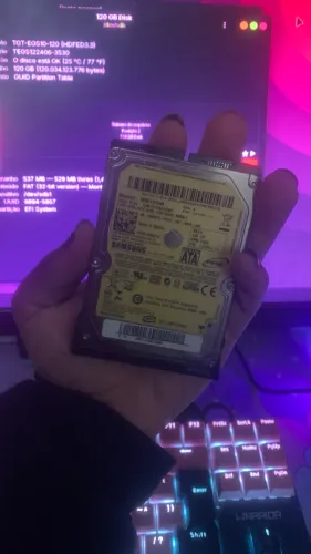 HD Sata 120gb Samsung em ótimo estado 