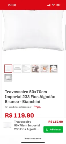 Travesseiro Bianchinni