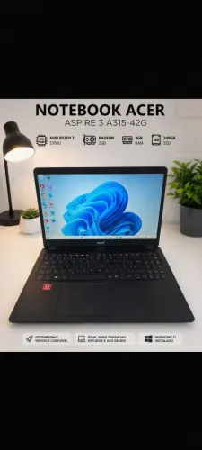 Acer Aspire 3 A315-42G, com Ryzen 7 3700U